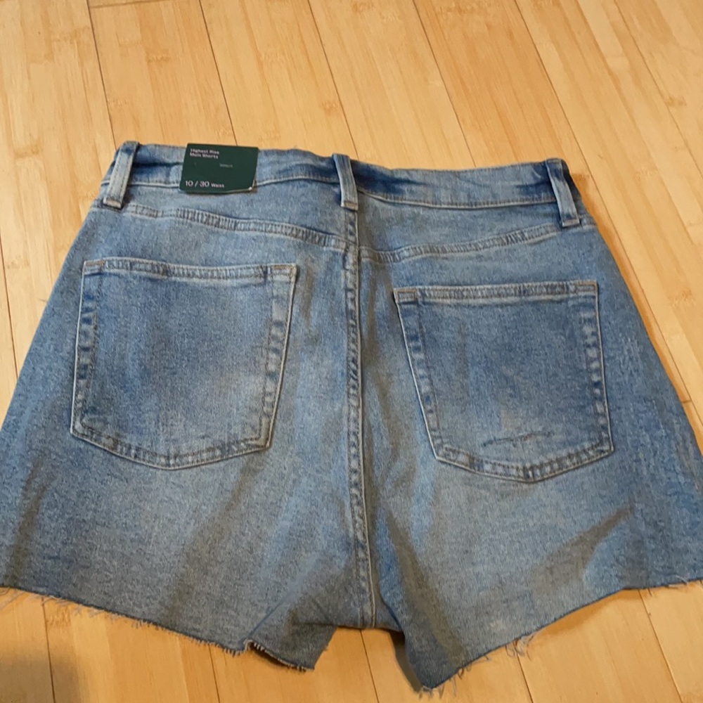 High rise high waisted mom jean shorts wild fable